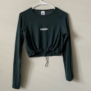 DARK GREEN GYMSHARK SHIRT